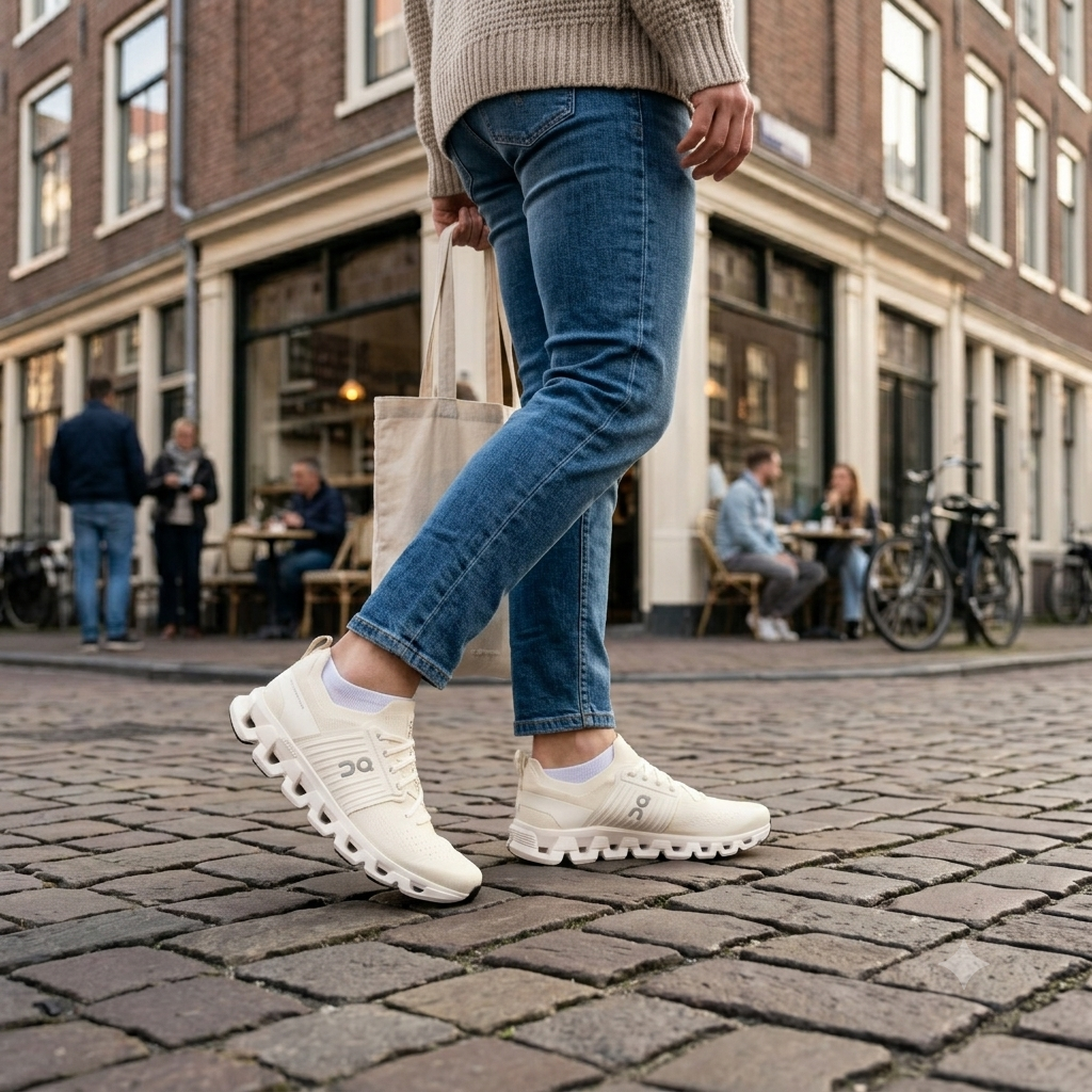 Zapatillas Unisex Cloudswift 4 usadas en la calle